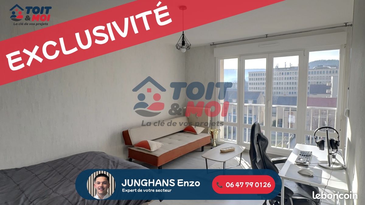Appartement 1 pièce 27 m² · à Vesoul · 27 m² · 58 000 €