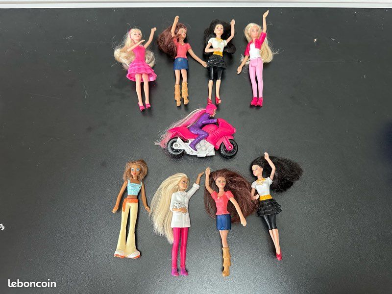King Jouet Barbie En Vacances Lot De Barbie 14 Cm Mac Do