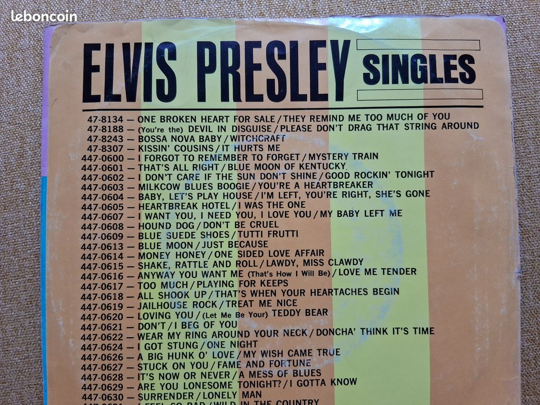 Elvis Presley 45t (image 5)