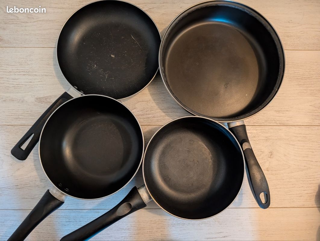 2 casseroles et 2 poeles compatibles induction (image 1)