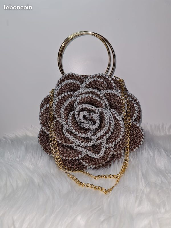 Sac a main au crochet (image 1)