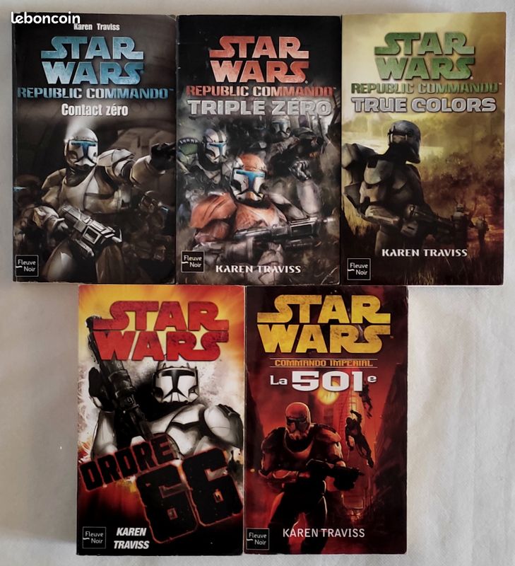 Star Wars, Republic Commando - Série Complète Tome 1, 2, 3, 4 et 5 - Fleuve Noir (image 1)