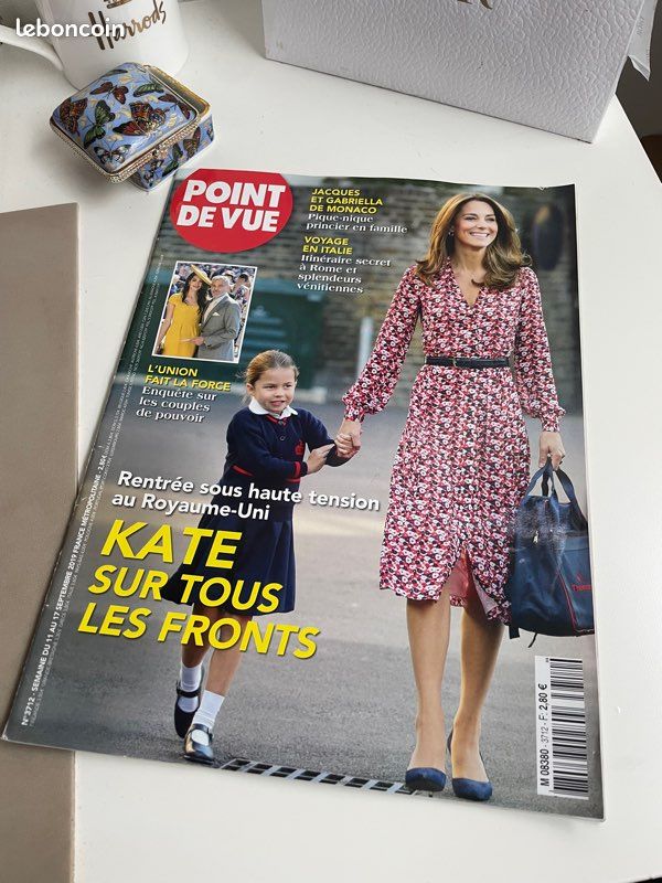Point de vue magazine Kate middleton Livres