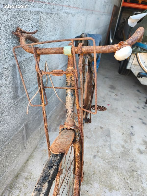 Ancien porte bagage repliable et adaptable pour très vieux vélo bicyclette (image 11)