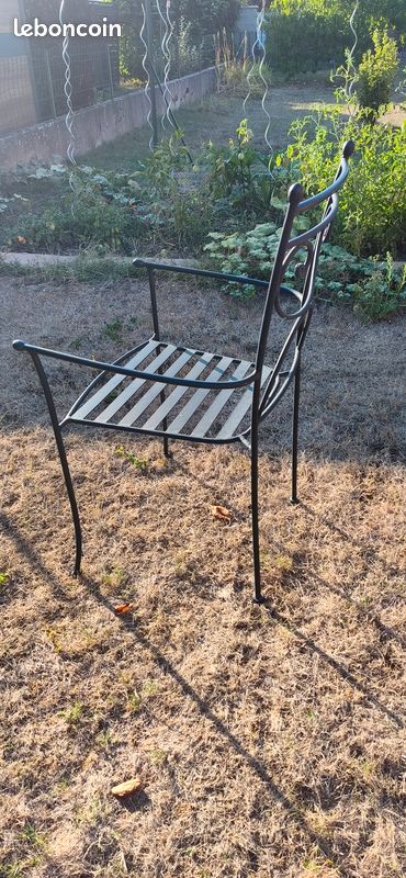 Chaises de jardin en métal (image 2)