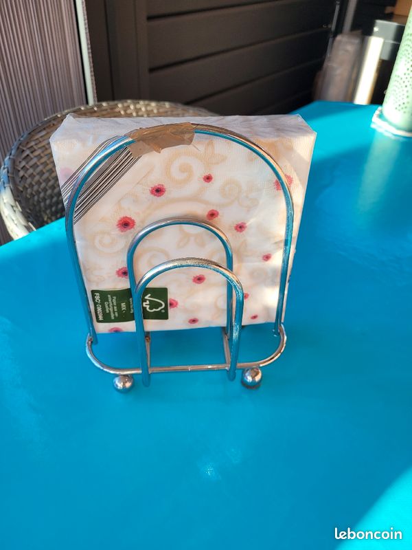 Porte serviette de table + serviettes (image 1)