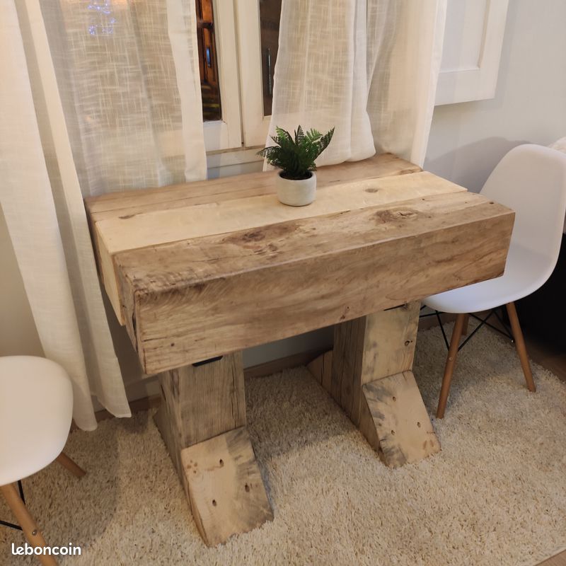 Table en chêne brute (image 2)