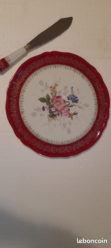 Plat rond TERNET LIMOGES AUTHENTIQUE (image 1)