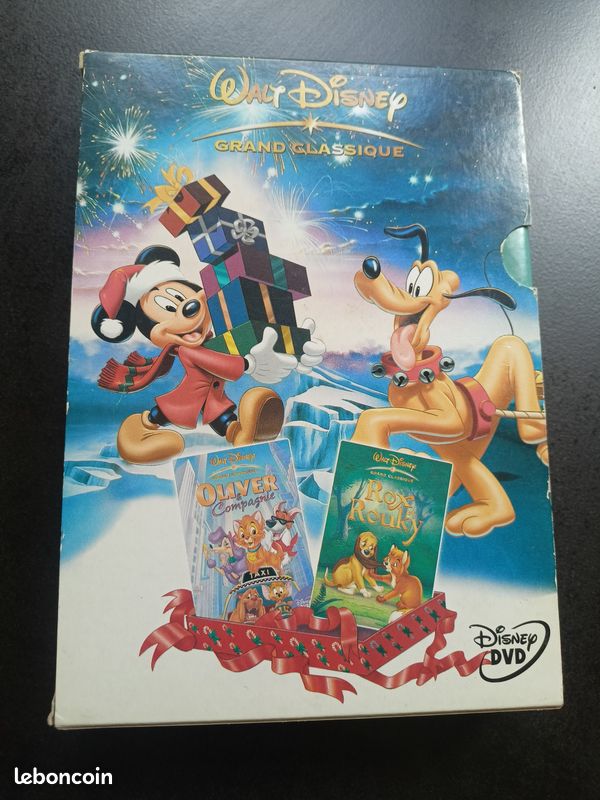 Coffret Disney Oliver & Compagnie + Rox et Rouky – Très bon état (image 2)