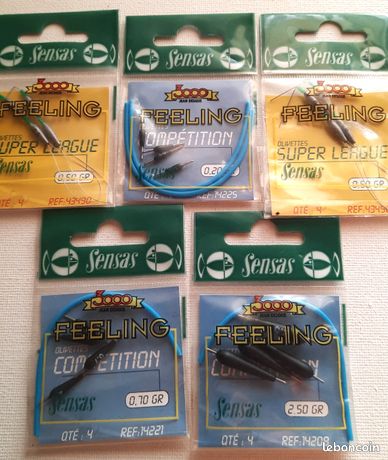 Lot Olivettes Vertes SENSAS - Sport & Plein air