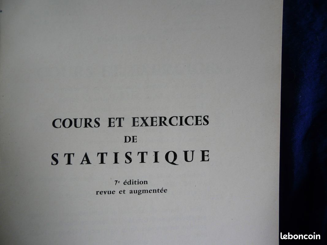 Livres Statistique (image 3)