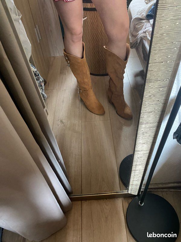 Bottes effet daim neuves (image 4)