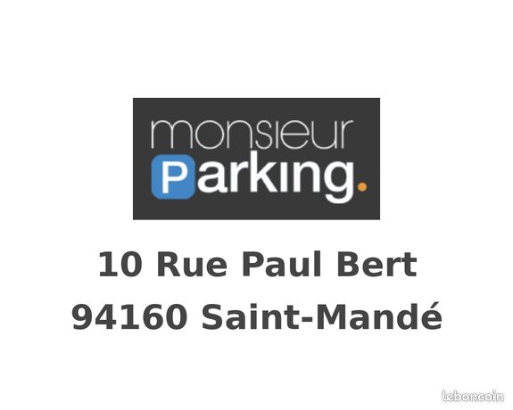 Parking/box Saint-Mandé