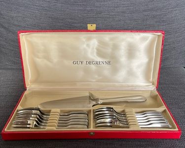 Pelle à Gâteau Guy Degrenne Métal Argenté - Coffret 6736V1 - Occasion