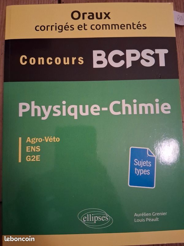 Livres prépa BCPST Maths Physique Chimie (image 15)