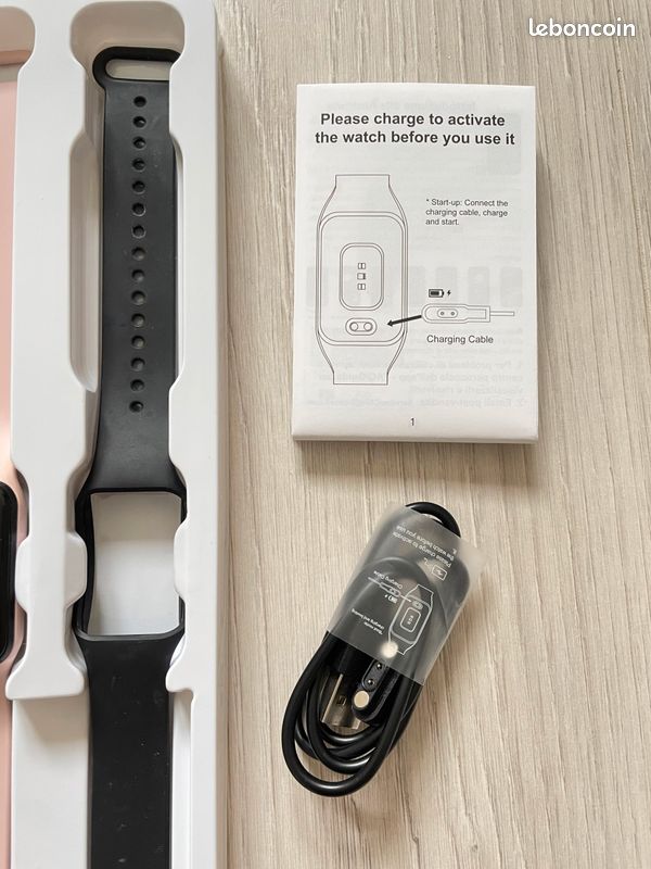 Montre Connectée Iowodo Rose 🌼 (image 1)