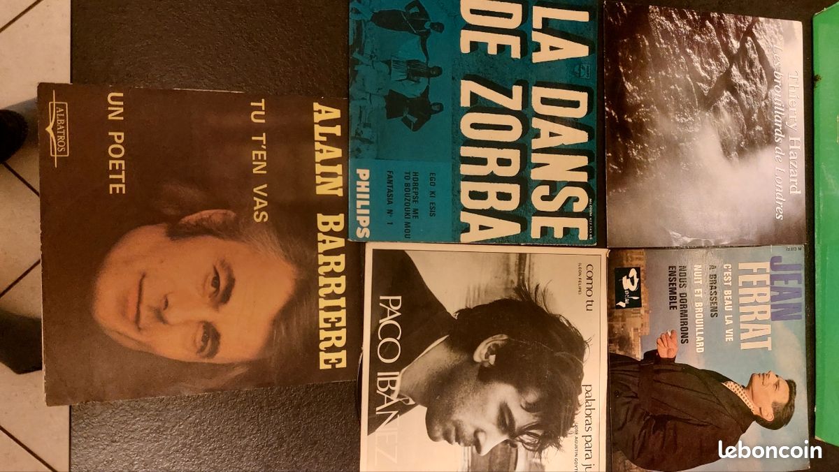 Lot 14 vinyles 33 tours & 3 disques 45 tours (image 5)