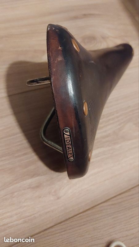 Selle Idéale 90 TB Spéciale Compétition - Cuir Rodé Main - Vélo Course Vintage
