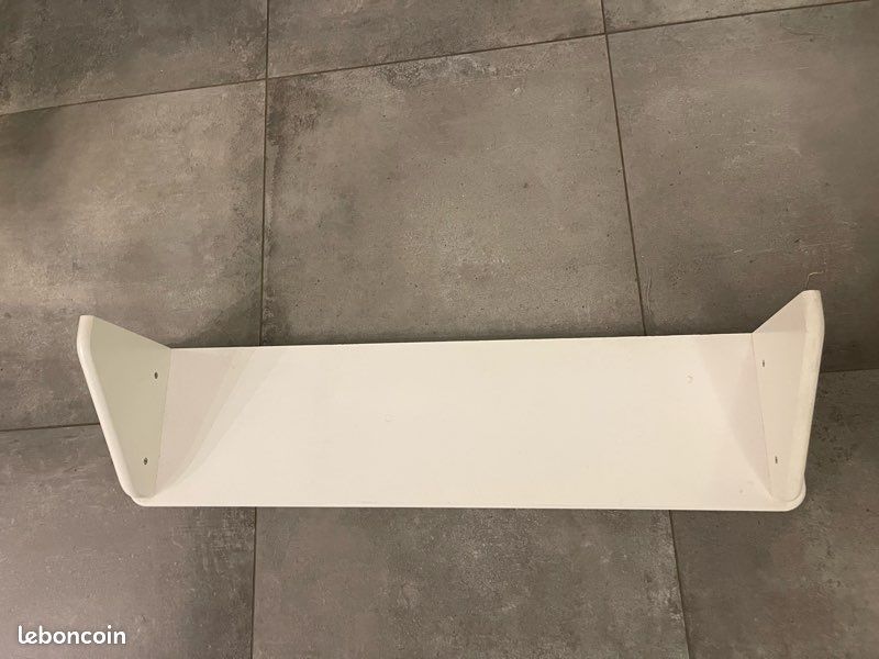 Étagère murale design blanc épuré - 96 x 24 cm (image 1)