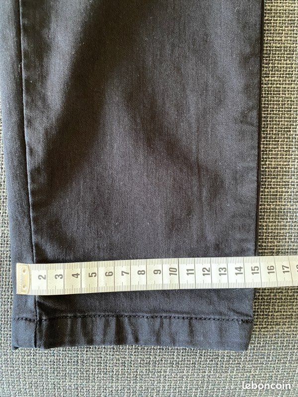 Pantalon Habillé Noir En Satin Monoprix Femme - Taille 42, élastique à La Taille, Neuf Sans étiquettes