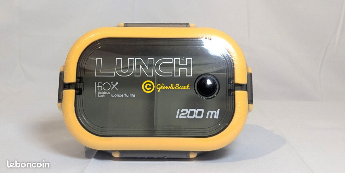 Boîte Bento Anti-Fuites - 2 Étages - Bleu & Jaune 💛💙 (image 1)