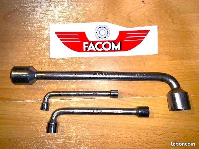 Facom Clé plate en acier forgé FACOM SC 44, Diam.6 x 7 mm
