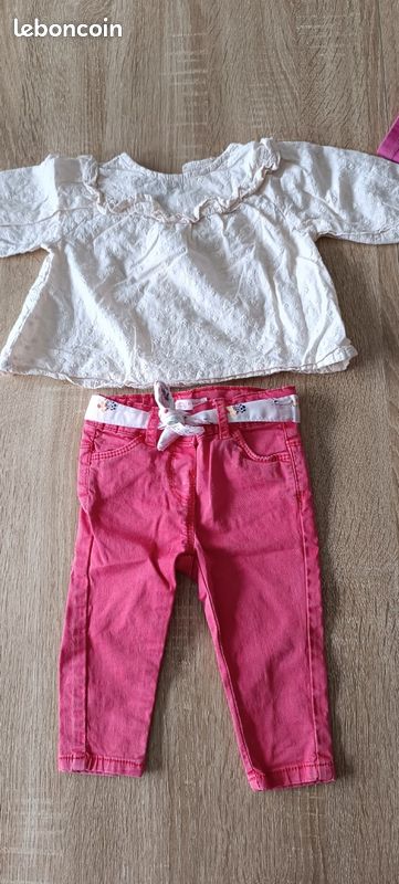 Vend ensemble bébé fille 6mois (image 1)