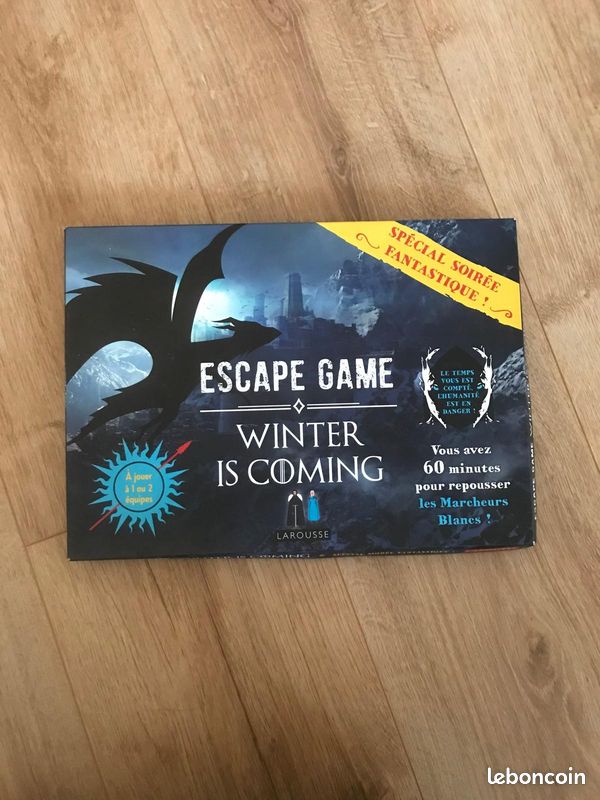 Escape game - Winter is coming - La Bouquinerie Plus