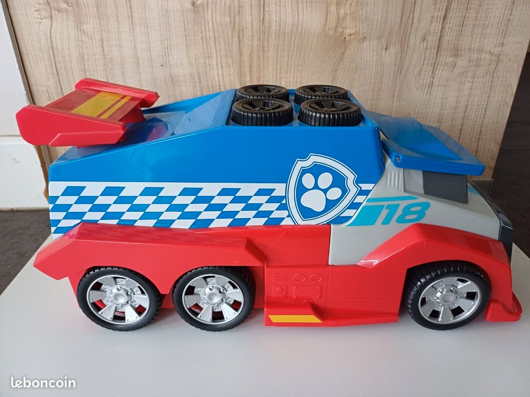 Camion Mobile Pit Stop Team Ready Race Rescue Paw Patrol