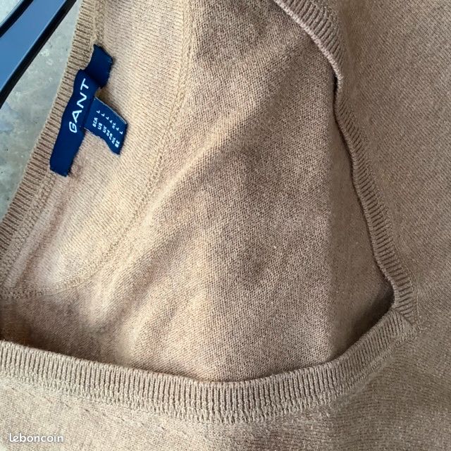 Pull marron Gant (image 2)