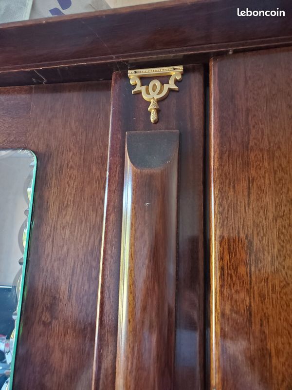 Lit et Armoire Acajou (image 5)