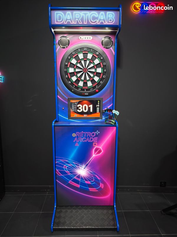 Dartcab - Jeu de fléchettes électronique connecté - Rétro Arcade (image 2)