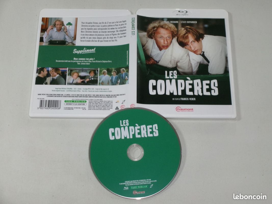 Blu-ray Les compères (avec Pierre Richard, 1983) - DVD - Films