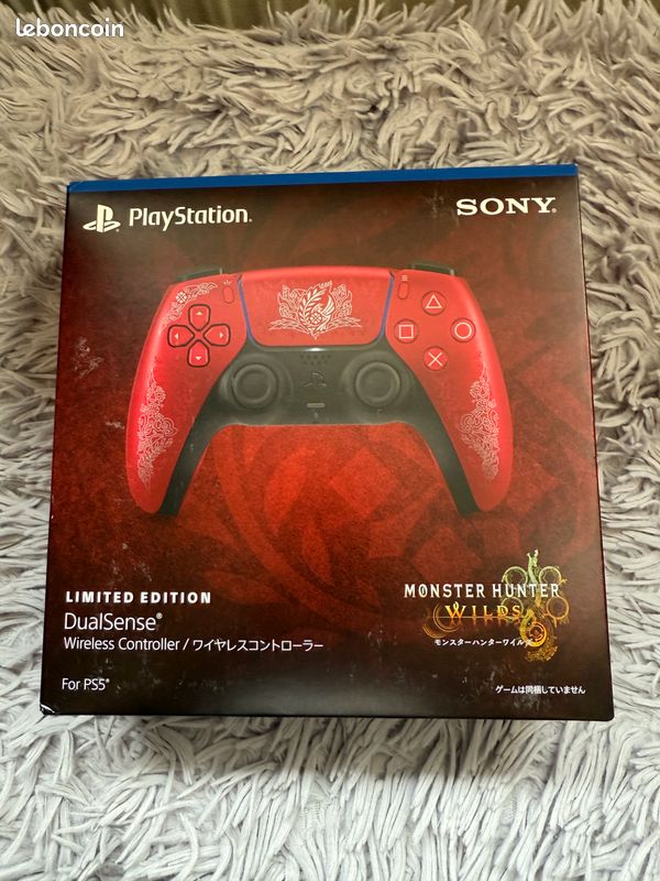 Manette PS5 Hunter Édition Limitée – NEUVE Sous Blister – Import Japon, édition Exclusive