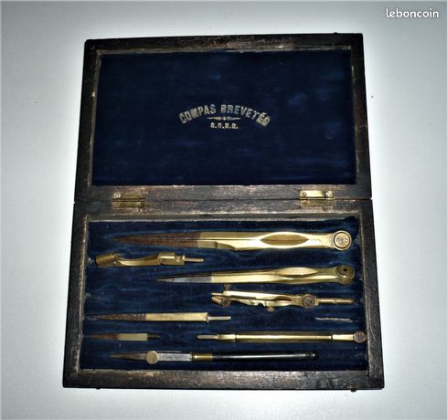 Ancien Compas D'outillage Signé - N°67 - Instrument De Mesure Vintage - Occasion