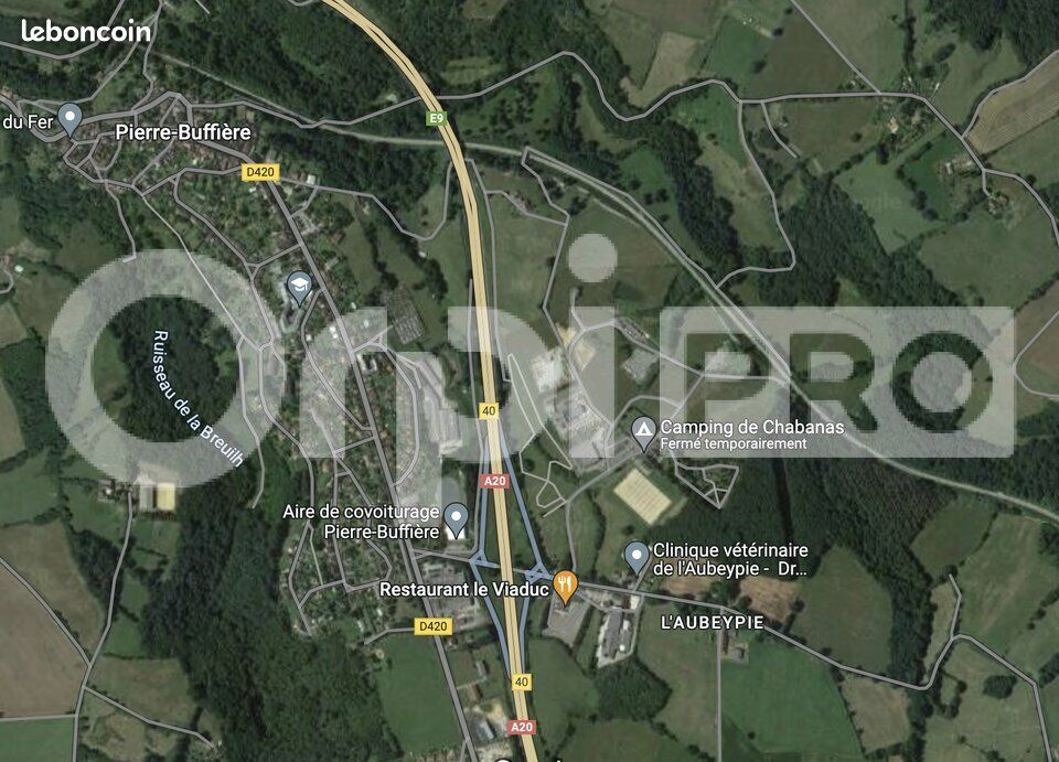 Terrain 2 200 m² Boisseuil · 30 800 €