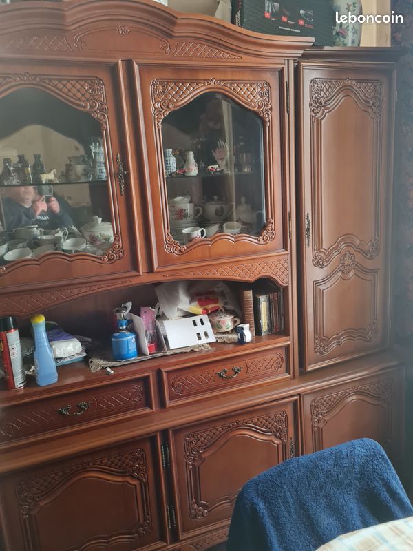 Meubles buffet vaisselier merisier (image 2)