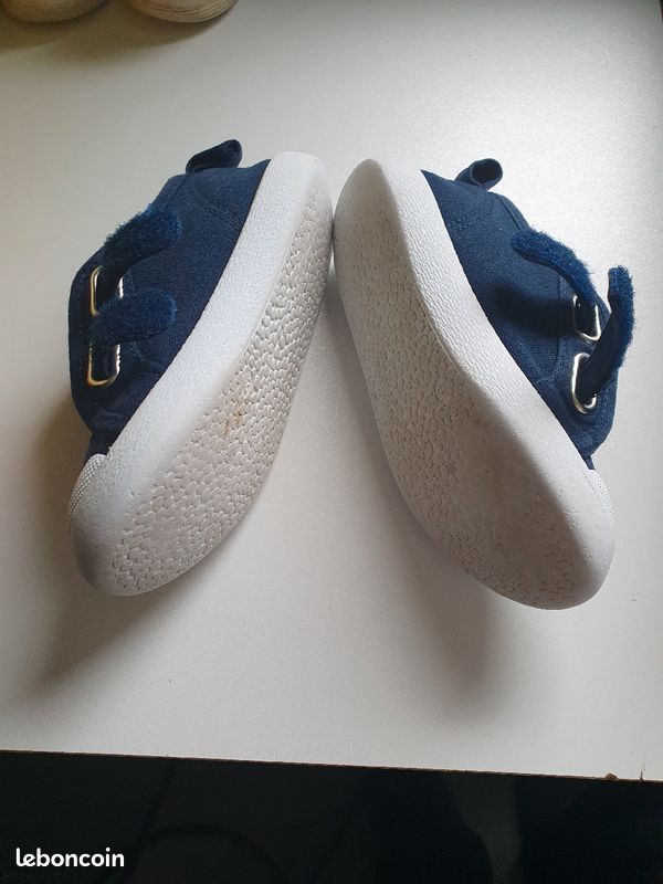 Chaussures tennis toile marine (image 2)