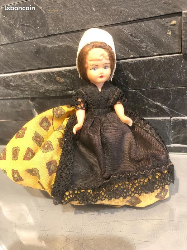 Robe Ancienne Pour Poupée Ancienne – Vintage Doll Dress