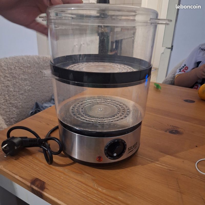 Cuiseur à Vapeur Vintage AS En Aluminium Poli - Avec Boîte D'Origine - Occasion
