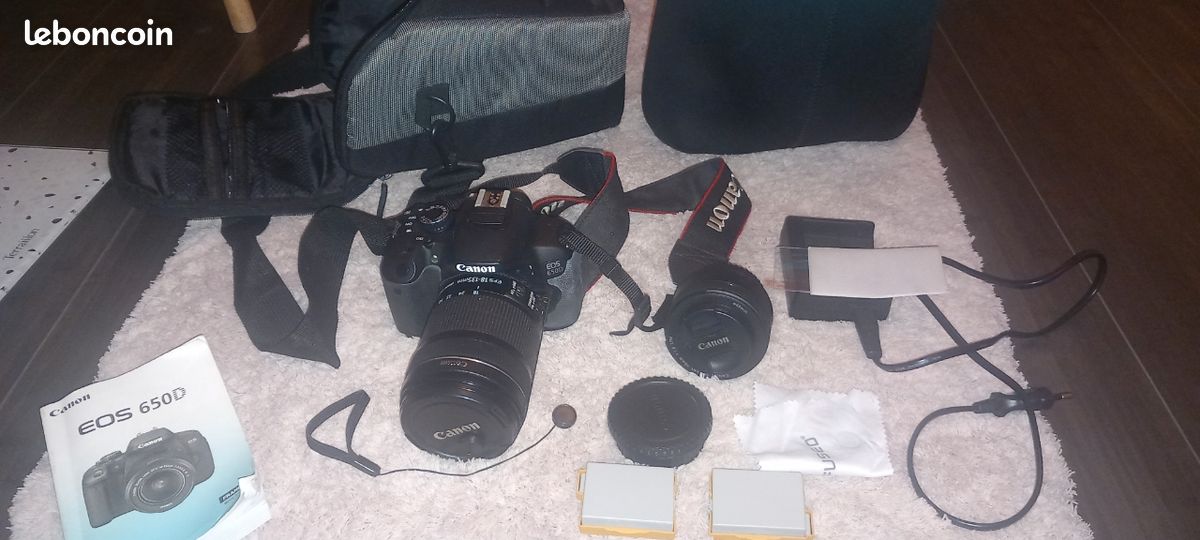Appareil photo reflex 650d eos canon+ accessoires (image 2)