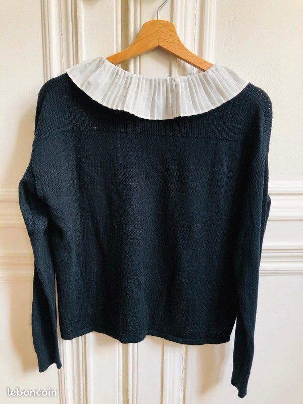 Pull Claudie Pierlot Taille 1 - Noir, Occasion En Très Bon état