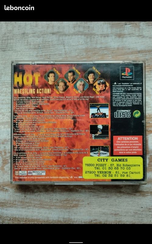 WCW vs The world PlayStation 1 - Jeux vidéo