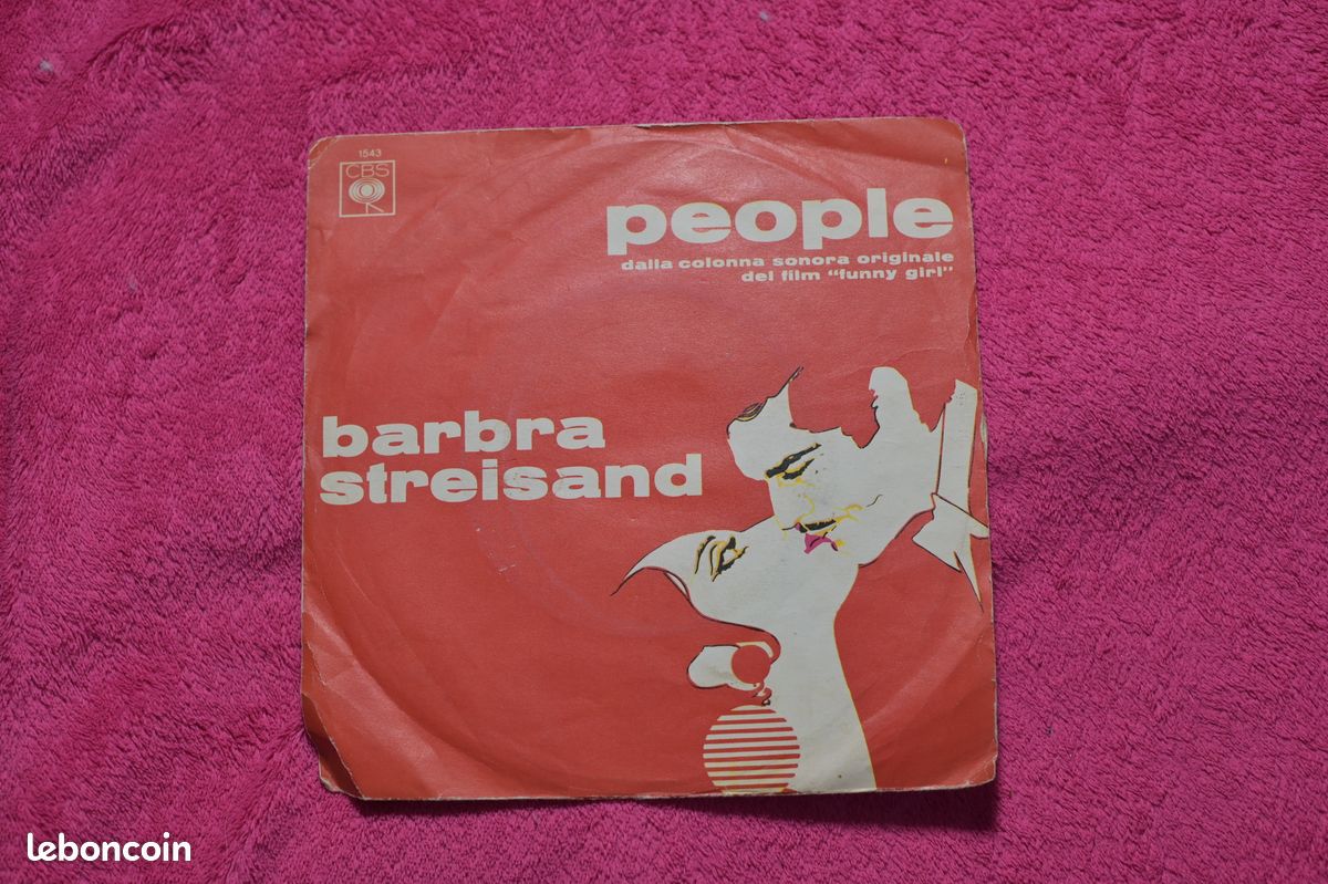 Barbra Streisand 45 tours People en bon état (image 1)