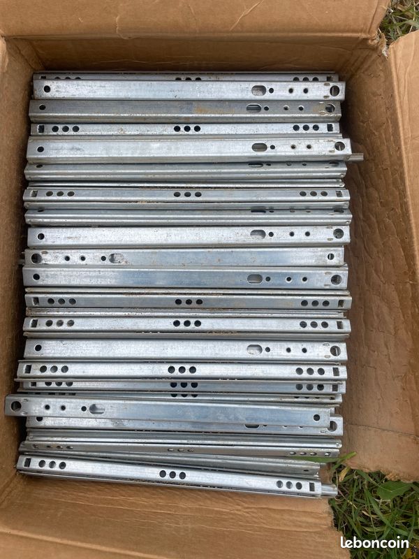 VEVOR Lot De 6 Paires De Glissières De Tiroir à Fermeture