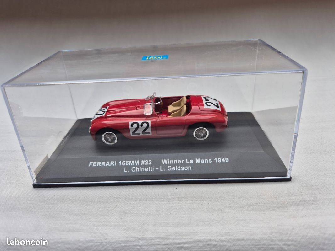 TRON 1/43 Ferrari 166 Sport Allemano #611 a Thousand Miles 1949