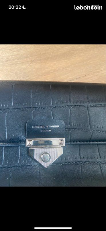 Sac à main noir David Jones Paris (image 3)