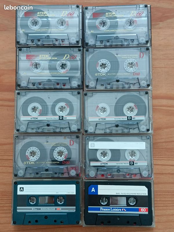 Cassettes Pour Lecteur Portable 10 Cassettes Audio Vides Tintoke - 60 Minutes Each Pour Enregistrement Lot Cassettes Audio 60min Cassettes Pour Lecteur Portable 10 Cassettes Audio Vides Tintoke - 60 Minutes Each Pour Enregistrement Lot Cassettes Audio 60min