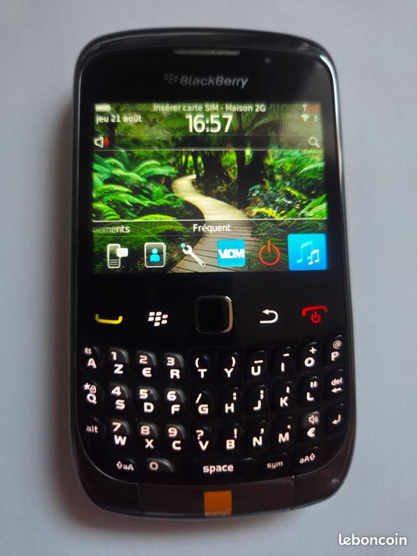 BlackBerry Curve 9300 – Fonctionnel – Pour collection (image 1)