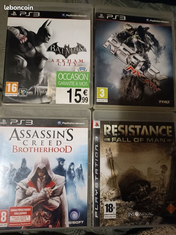 Lot De 9 Jeux PS3 En Loose - Sans Boîtes, Occasions, Variété De Titres (lot 21)